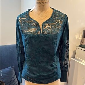ANTHROPOLOGIE Lace Blouse